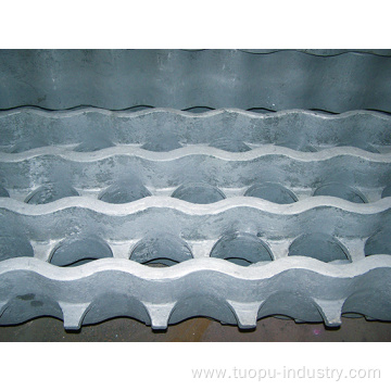 Cast tube sheet for fired heater